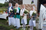 В Неделю 7-ю по Пасхе Высокопреосвященнейший митрополит Серафим совершил Литургию в храме в честь Казанской иконы Божией Матери в селе Ленино