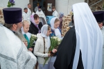 В Неделю 7-ю по Пасхе Высокопреосвященнейший митрополит Серафим совершил Литургию в храме в честь Казанской иконы Божией Матери в селе Ленино