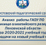 Августовский педагогический совет - Училище олимпийского резерва