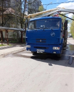 В Пензе КАМАЗ «оборвал» трубы теплотрассы