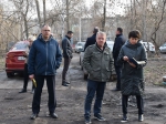 Александр Басенко проверил благоустройство дворов Ленинского района