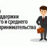 Меры государственной поддержки, доступные для вашего бизнеса - Пензенский район