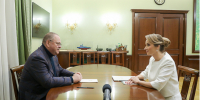 Мельниченко и Мария Львова-Белова обсудили важность проекта «Квартал Луи» - Progorod58.Ru
