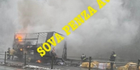 В Пензенской области на трассе М-5 вспыхнул прицеп большегруза - ПензаСМИ