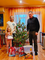 Мельниченко исполнил новогоднее желание девочки из Запорожской области