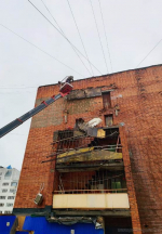 Аварийные работы на проспекте Строителей, 3 завершены