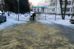 Противогололедные мероприятия ведутся во всех районах города