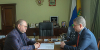 Олег Мельниченко провел рабочую встречу с Дмитрием Байдаровым - Комсомольская правда