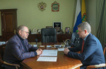 Олег Мельниченко провел рабочую встречу с Дмитрием Байдаровым