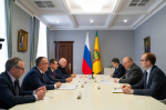 Олег Мельниченко обсудил с Сергеем Сахненко поддержку проектов по подготовке кадров