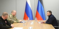 Губернатор Олег Мельниченко встретился с главой ДНР Денисом Пушилиным - SMI58.Ru