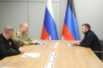 Губернатор Олег Мельниченко встретился с главой ДНР Денисом Пушилиным