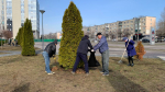 Сотрудники «Пензаконцерта» приняли участие в первом общегородском субботнике 2025 года