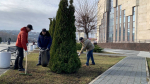Сотрудники «Пензаконцерта» приняли участие в первом общегородском субботнике 2025 года