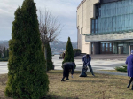 Сотрудники «Пензаконцерта» приняли участие в первом общегородском субботнике 2025 года