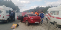 Опубликованы снимки с места массовой аварии на трассе М5 «Урал» - Stolica58.Ru