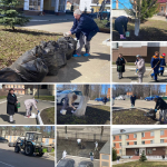 В больнице Бурденко активно проходит месячник по благоустройству территории
