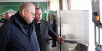 Олег Мельниченко на белорусском предприятии||Фото: t.me/omelnichenko - Пензенская Правда