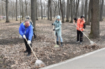 Работники учреждений культуры города Пензы приняли участие в городском субботнике