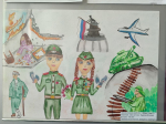 В пензенской поликлинике открылась выставка детских рисунков о Победе