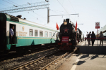 В Пензе запустили ретропоезд «Дорогами Победы 61-й стрелковой дивизии»: фоторепортаж