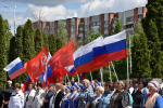 В Пензе состоялось торжественное возложение цветов к стеле «Город трудовой доблести»