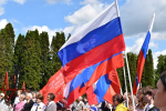 В Пензе состоялось торжественное возложение цветов к стеле «Город трудовой доблести»