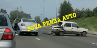 Очевидцы сообщают о жесткой аварии на улице Островной в Пензе - 1Pnz.Ru