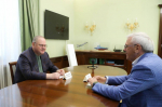 Олег Мельниченко и Евгений Люлин обсудили вопросы спорта и здоровья