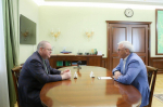 Олег Мельниченко и Евгений Люлин обсудили вопросы спорта и здоровья