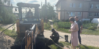 В Грабово идет капремонт водопровода: за ходом работ следит лично глава района - Stolica58.Ru