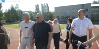 Олег Мельниченко проверил ход обновлений социальных объектов в Заречном - Stolica58.Ru