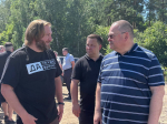 Мельниченко посетил съемки комедии «Лучшее лето в жизни» в Рамзае