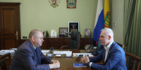 Олег Мельниченко провел рабочую встречу с депутатом Госдумы Сергеем Морозовым - Пенза-Обзор