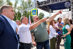 Новый участок дороги в микрорайоне ГПЗ открыли Роман Новиков и Олег Мельниченко в Пензе