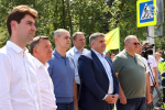 Новый участок дороги в микрорайоне ГПЗ открыли Роман Новиков и Олег Мельниченко в Пензе