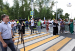 Новый участок дороги в микрорайоне ГПЗ открыли Роман Новиков и Олег Мельниченко в Пензе