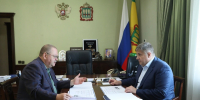 Олег Мельниченко провел рабочую встречу с Романом Новиковым - Комсомольская правда