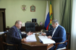 Олег Мельниченко провел рабочую встречу с Романом Новиковым