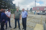 Мельниченко осмотрел ход благоустройства в Городищенском районе