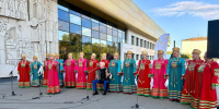 На вокзале станции Пенза-1 выступил народный хор имени Октября Гришина - РИА Пензенской области