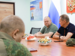 Олег Мельниченко в Мелитополе встретился с военнослужащими из Пензенской области