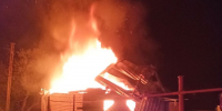 ЧП 17 августа: появилось видео с места серьезного пожара в Кузнецком районе - Stolica58.Ru