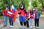 В Пензе на Олимпийской аллее состоялся патриотический велопробег