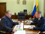Денис Соболев проинформировал Олега Мельниченко о работе депутатов гордумы Пензы в 2024-2025 годах