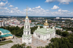 Восстановленный Спасский кафедральный собор украсил город||Фото Максима Буданова