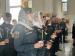 Сотрудники Специальных управлений ФПС № 22 и № 102 МЧС России вместе с кадетами почтили образ Божией Матери «Неопалимая Купина»