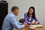 Дарья Просточенко встретилась с участником СВО в рамках программы наставничества