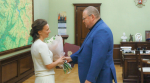 Олег Мельниченко провел рабочую встречу с вице-спикером Госдумы Анной Кузнецовой