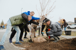 Шулькин с лопатой и новая ель Соболева. Фоторепортаж с общегородского субботника в Пензе